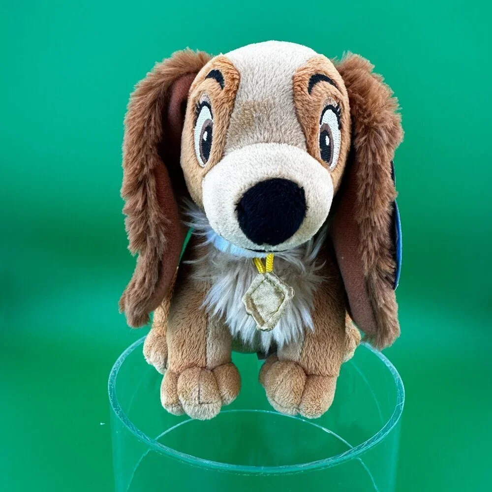 DISNEY PLUSH LADY 6 INCH DOG JUST PLAY STUFFED ANIMAL